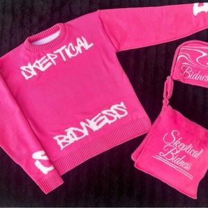 SB crewneck now available check out our instagram SkepticalBidness